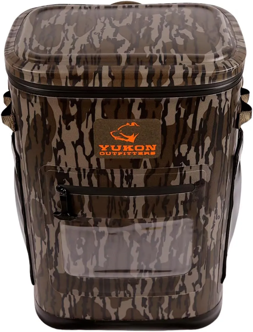Yukon Outfitters Hatchie Backpack Cooler, 54-Liter Durable Insulated Cargo-Ready Outdoor Hiking Watersports Meals & Beverages Daypack Cooler w/Airtight Zippers, Padded Straps & Carry Handle