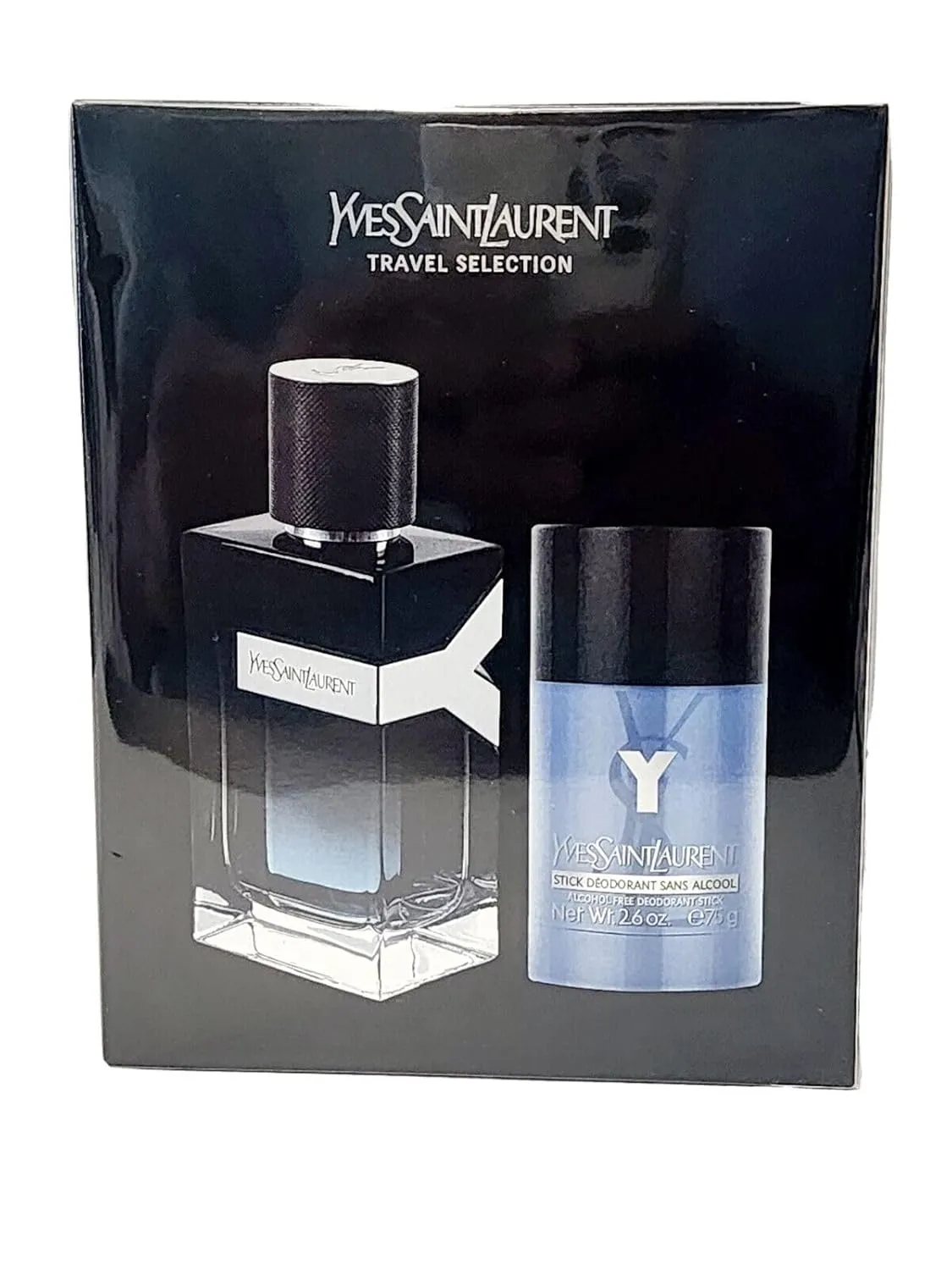 YVES SAINT LAURENT YSL Y 3.4 EDP Spray  2.5 Deodorant Stick for Men 2 Piece Set (Spray   Deodorant)