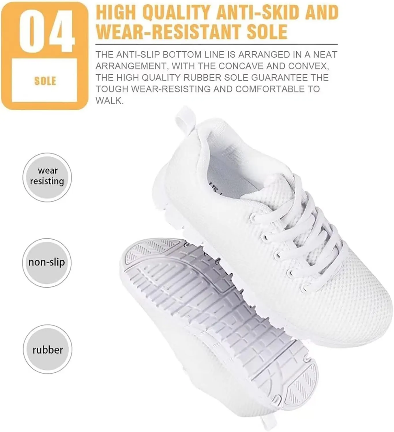 Yzaoxia Girls Tennis Shoes Size 11-5 Lightweight Running Sneakers Breathable Walking Shoes