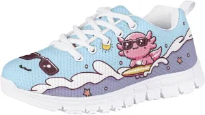 Yzaoxia Little/Big Kids Tennis Shoes for Girls Breathable Mesh Sneakers Lightweight Running Shoes Size 11-3