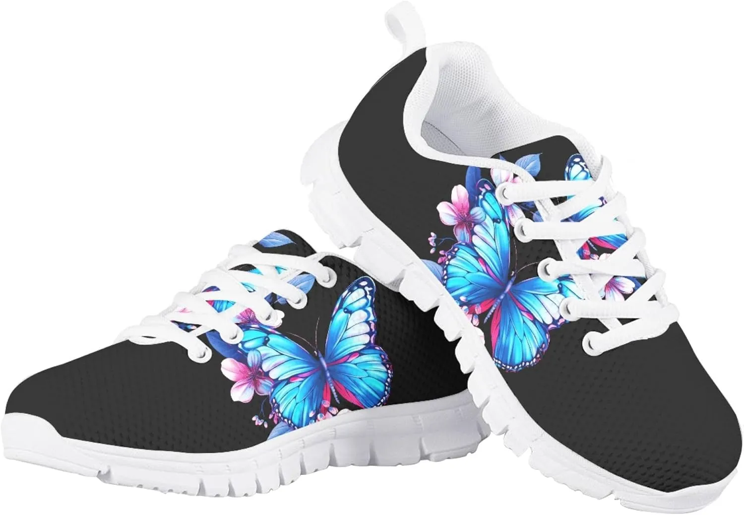 Yzaoxia Little/Big Kids Tennis Shoes for Girls Breathable Mesh Sneakers Lightweight Running Shoes Size 11-3