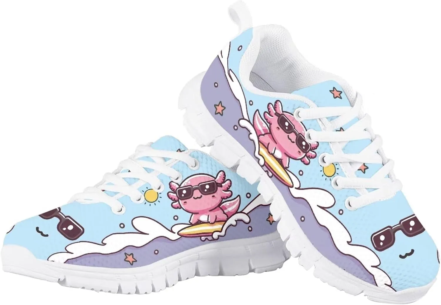Yzaoxia Little/Big Kids Tennis Shoes for Girls Breathable Mesh Sneakers Lightweight Running Shoes Size 11-3