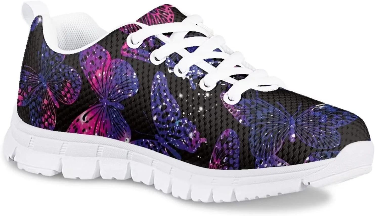 Yzaoxia Tennis Shoes for Kids Girls Size 11-5 Lightweight Walking Shoes Lace Up Athletic Shoes