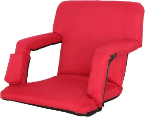ZenStyle Stadium Seats Cushions Chair for Bleachers Benches, Padded with Cushion/Back/Arms,Water Resistant Reclining Chair for Outdoor or Indoor