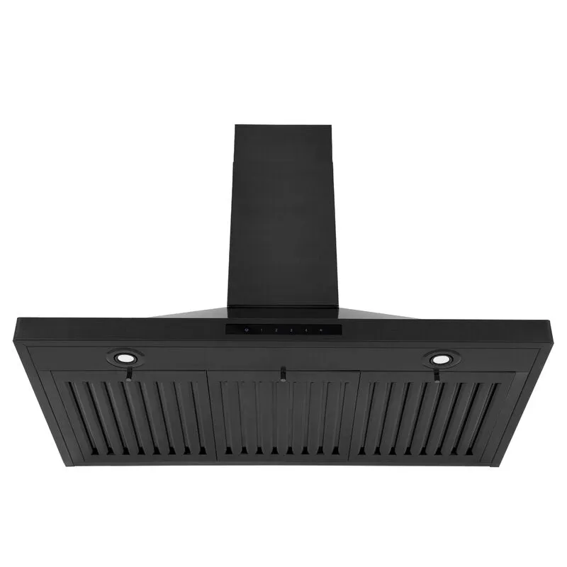 ZLINE Appliance Package - 30" Professional Double Wall Oven, 36" Rangetop, Range Hood In Black Stainless Steel, 3KP-RTBRH36-AWD